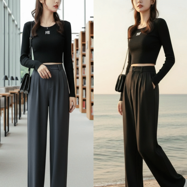 Gabriella OL Suit Fabric Pants <i class="fa-regular fa-pen-to-square" style="color: #FFD43B;"></i>