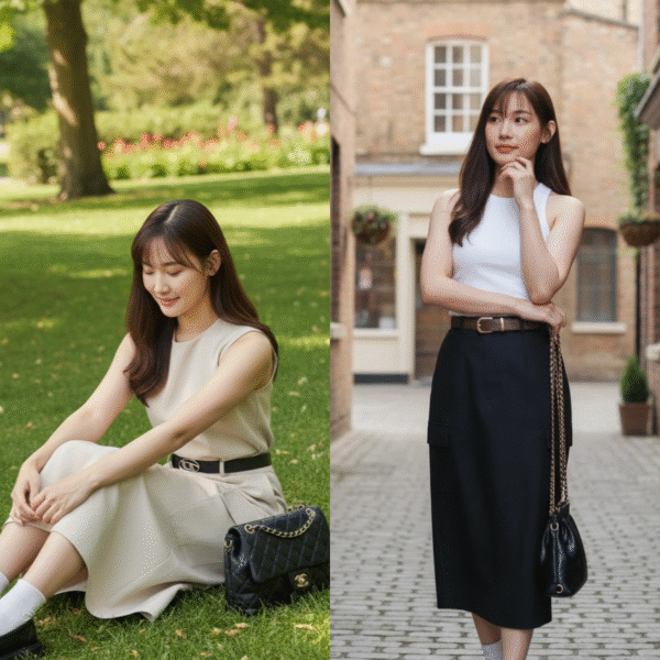 Workwear Cargo Pocket Midi Skirt <i class="fa-regular fa-pen-to-square" style="color: #FFD43B;"></i>