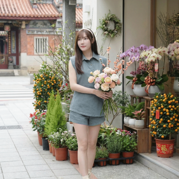 Retro Irregular Denim Suit <i class="fa-regular fa-pen-to-square" style="color: #FFD43B;"></i>